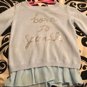 Born to sparkle sweater